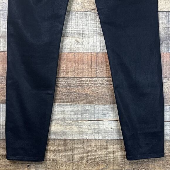 Lovers + Friends Denim Jesse High Rise Skinny Jeans Black SZ 30 - Picture 6 of 12